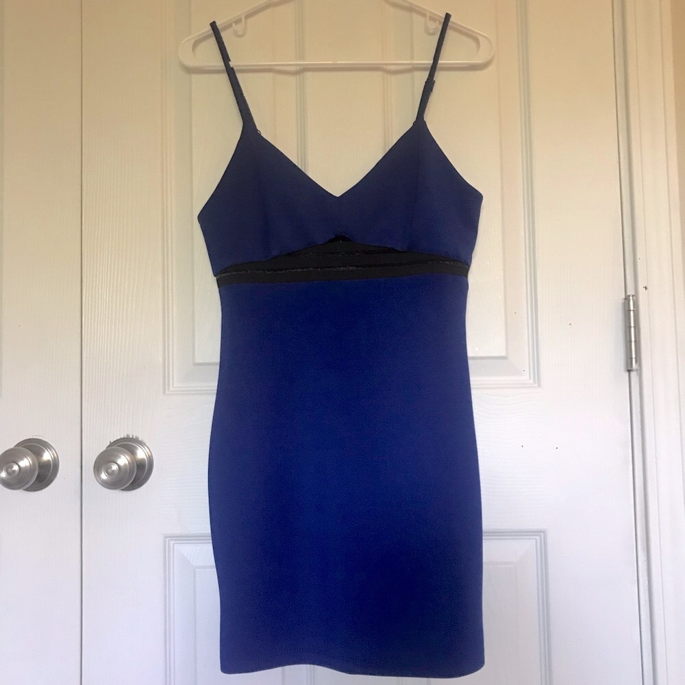 Dark blue Forever 21 Mini Bodycon Cocktail Dress Medium